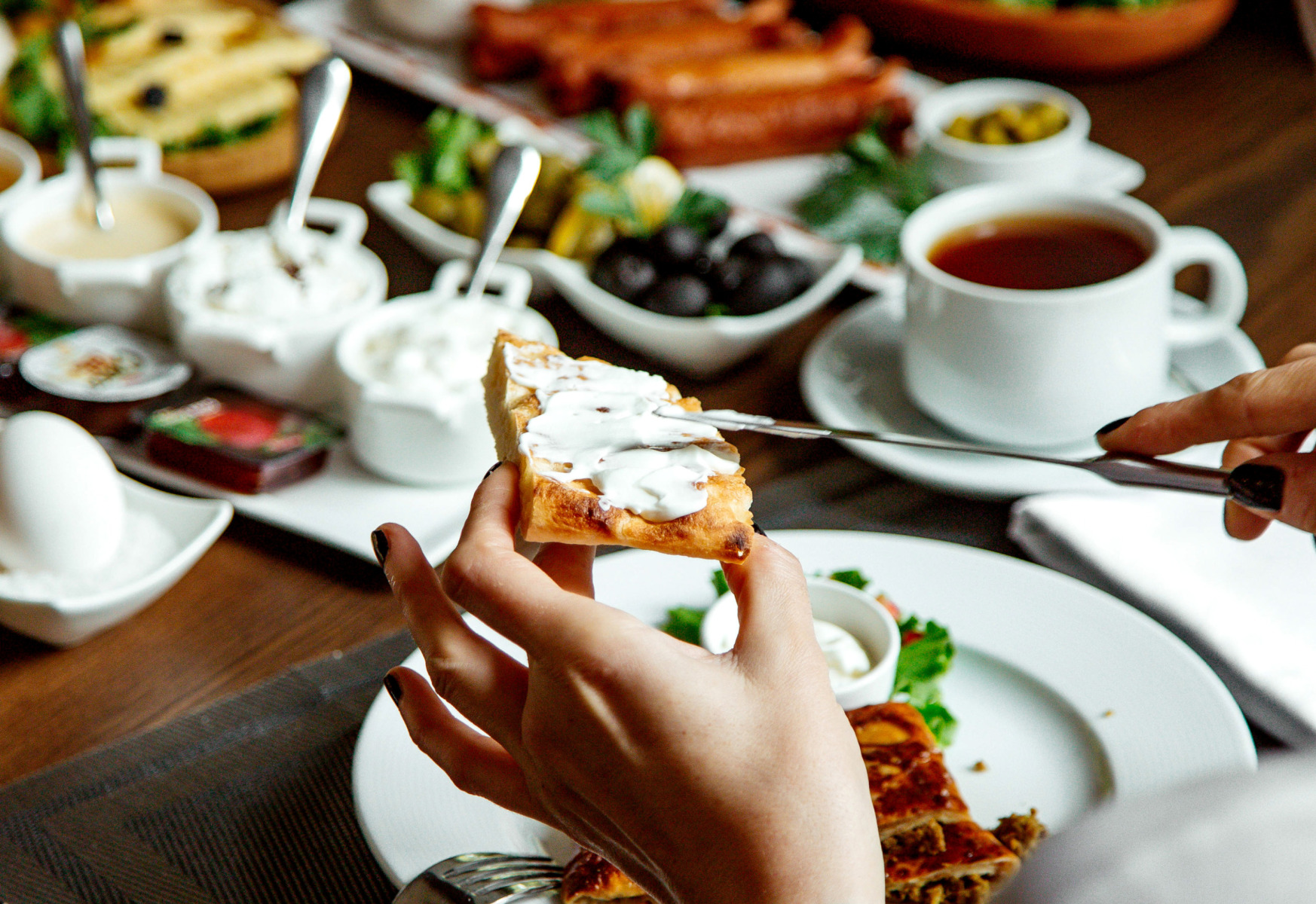 Espace convivial pour petits-déjeuners toute l’année – appartement avec services para-hôteliers